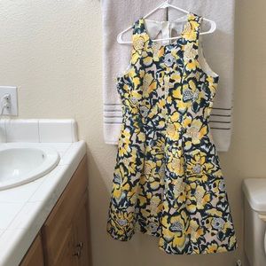 Flower Patterned Dress with Pockets